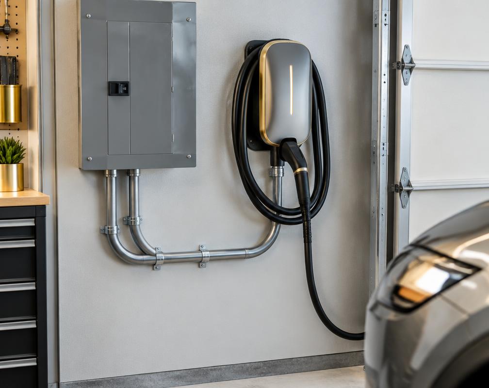 Residential EV charger installation